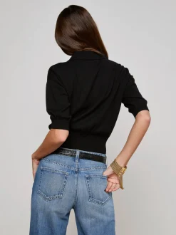 Sale - Masaki Sweater - Black/Gold Sweaters & Knits