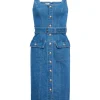 Sale L’agence - Midy Button-Front Dress - Tipton Midi | Midi Dresses