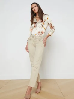 Clearance L’agence - Milana Jean - Sand Dune Straight | Denim