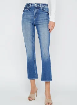 New - Mira Cropped Micro Boot Jean - Hampton Denim | All Denim