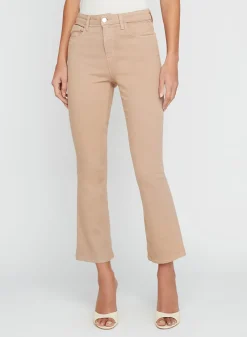 Online L’agence - Mira H/R Crop Micro Boot - Chanrerelle Flare | Crop