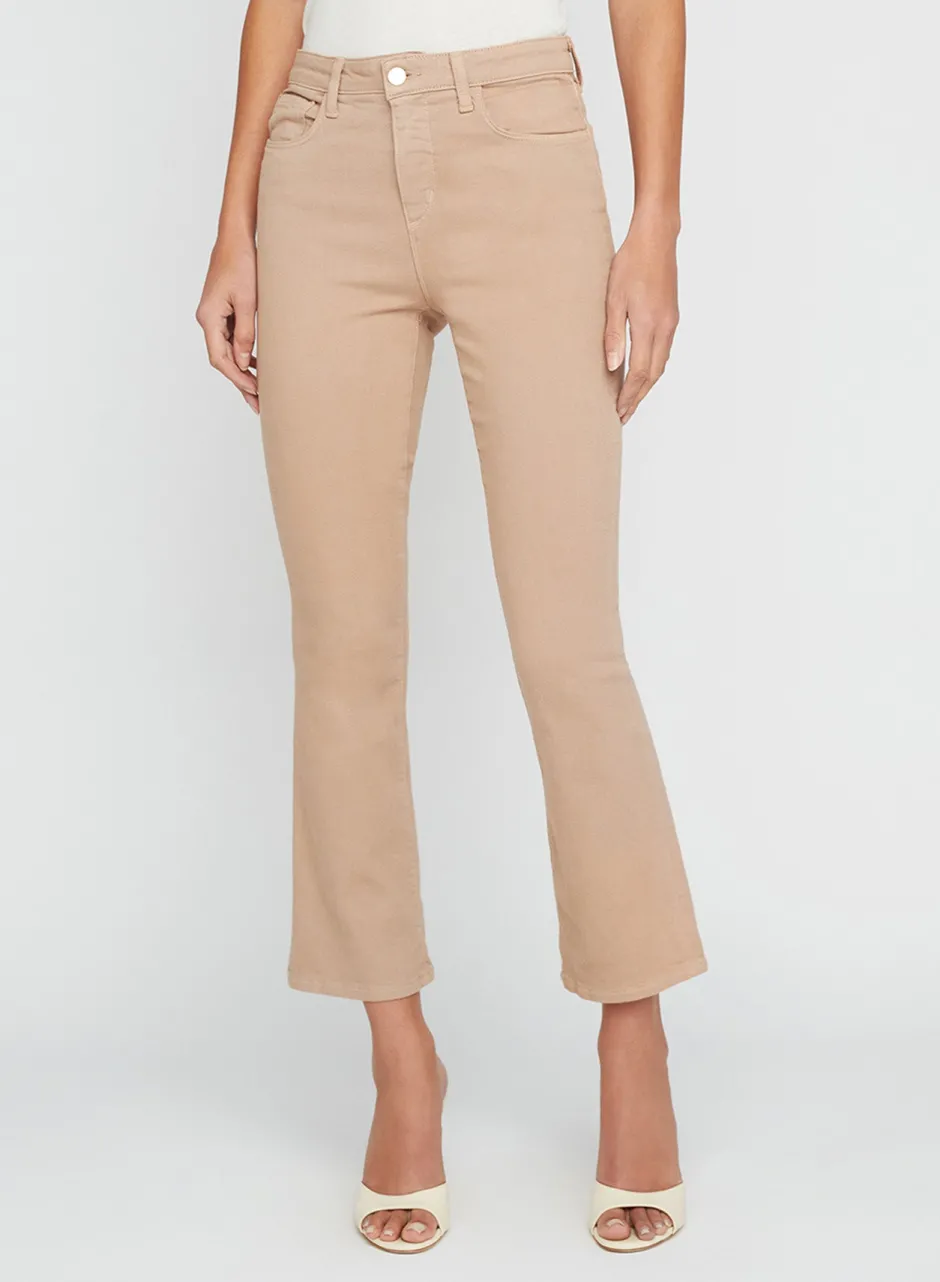 Online L’agence - Mira H/R Crop Micro Boot - Chanrerelle Flare | Crop