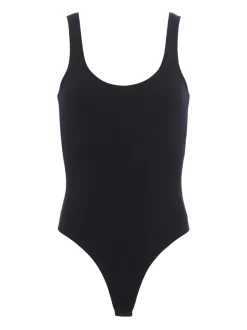 Discount - Nica Scoopneck Bodysuit - Black Bodysuits