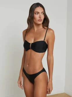 New - Nicole Bikini Bottom - Black Bikini