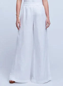 Outlet L’agence - Nikita Wide Leg Pants - White Pants