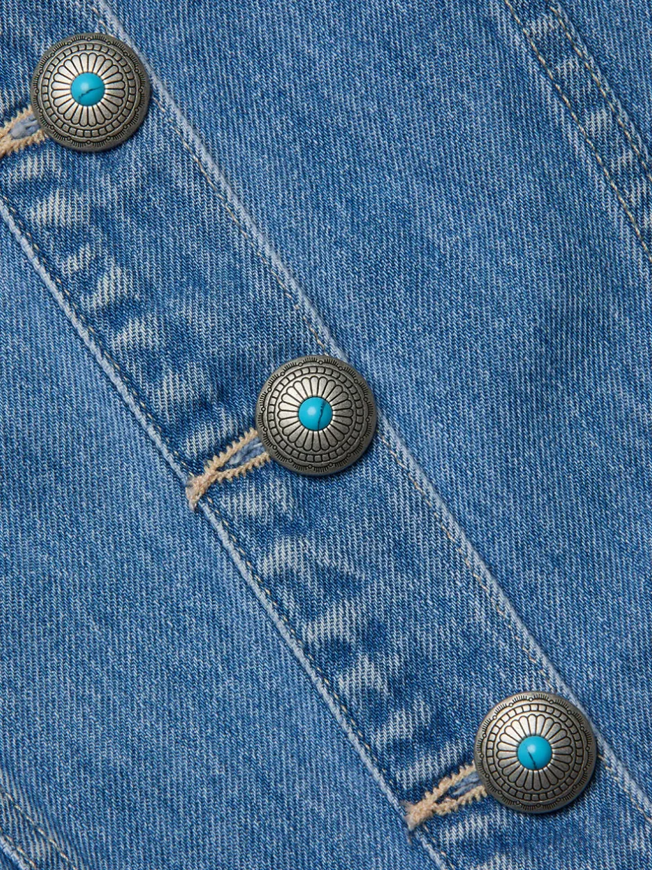 New - Phia Denim Mini Skirt - Hartland Mini Skirts