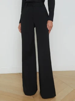 Discount L’agence - Pilar wide leg pant - Black Pants