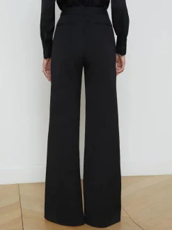 Discount L’agence - Pilar wide leg pant - Black Pants