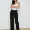 Online L’agence - Scottie H/R Wide Leg - Black Flare | High-Rise