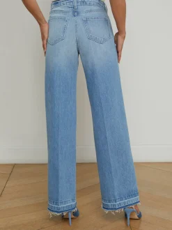 Best L’agence - Scottie H/R Wide Leg Hem - Zion Flare | High-Rise