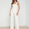 New L’agence - Scottie Wide Leg Jean - Macadamia High-Rise | Flare