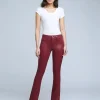 Online L’agence - Selma Coated Jean - Falu Red Coated Denim | All Denim