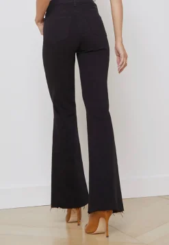 Outlet L’agence - Sera Jean - Saturated Black Flare | Denim