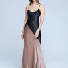 Discount L’agence - Serita Dress - Black/sparrow Dresses | Long Dresses