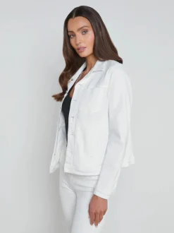 Best L’agence - Shuri Denim Jacket - Blanc Denim Jackets | Jackets