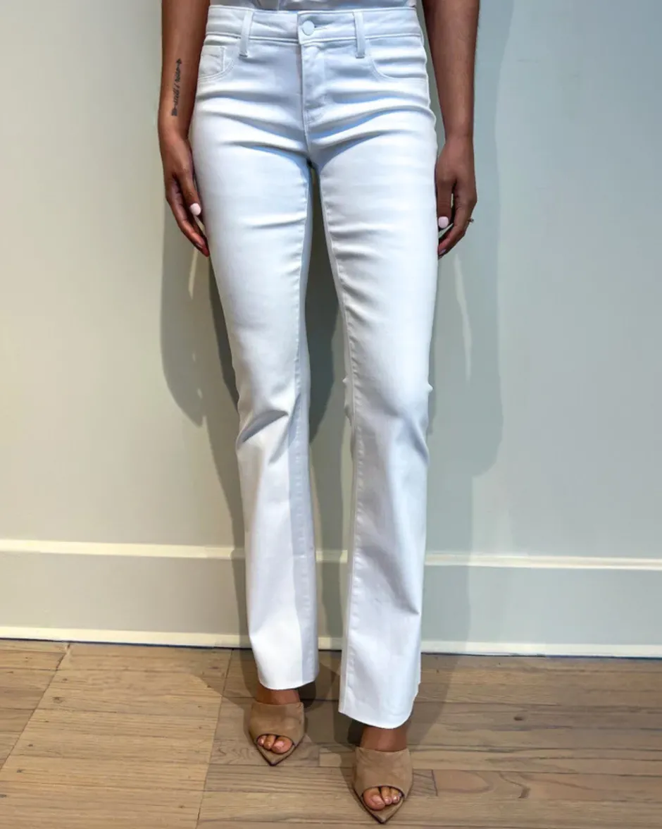 Best - Sneeki L/R Sneaker Straight - Blanc Coated Denim | All Denim