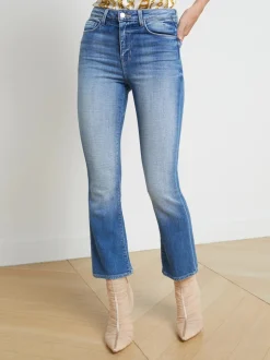 Hot L’agence - Tati H/R Crop Micro Boot Jean - Hayward Flare | High-Rise
