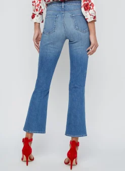 New - Tati H/R Crop Micro Boot - Ithaca High-Rise | Denim
