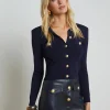 New - Toulouse Cardigan - Midnight/Gold Sweaters & Knits