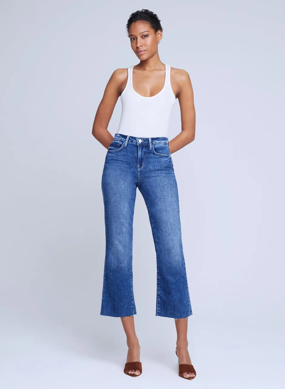 Sale L’agence - Wanda H/R Crop Wide Leg - Wilcox Flare | Crop