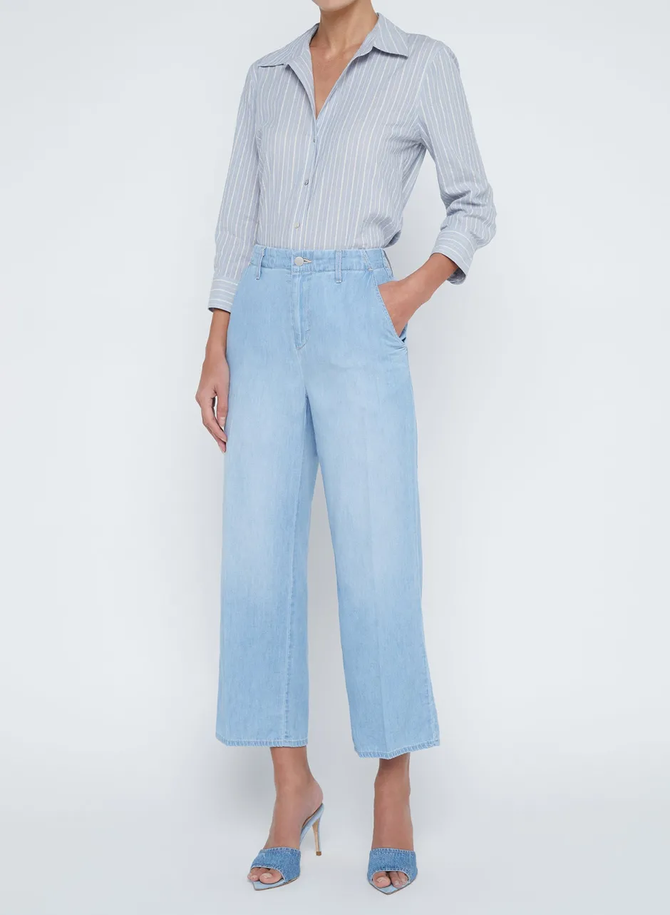 Online L’agence - Zayne H/R Straight Trouser - Dakota Crop | Straight