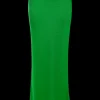 New - Buckle Straight Strap Skirt - Green Long Skirts