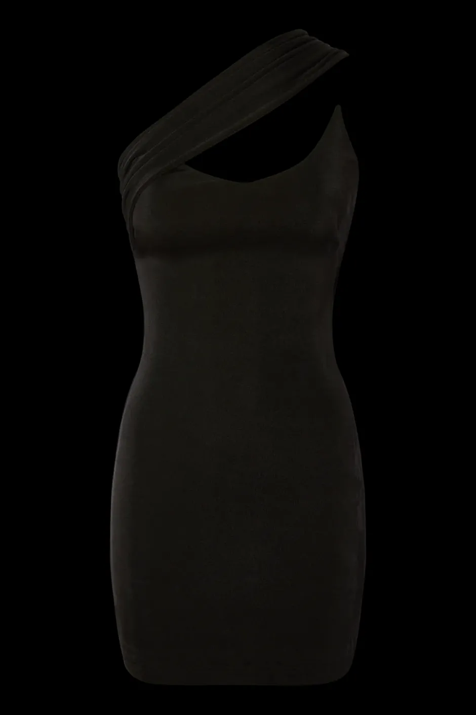Best - Draped Tube Dress - Black Dresses | Mini Dresses