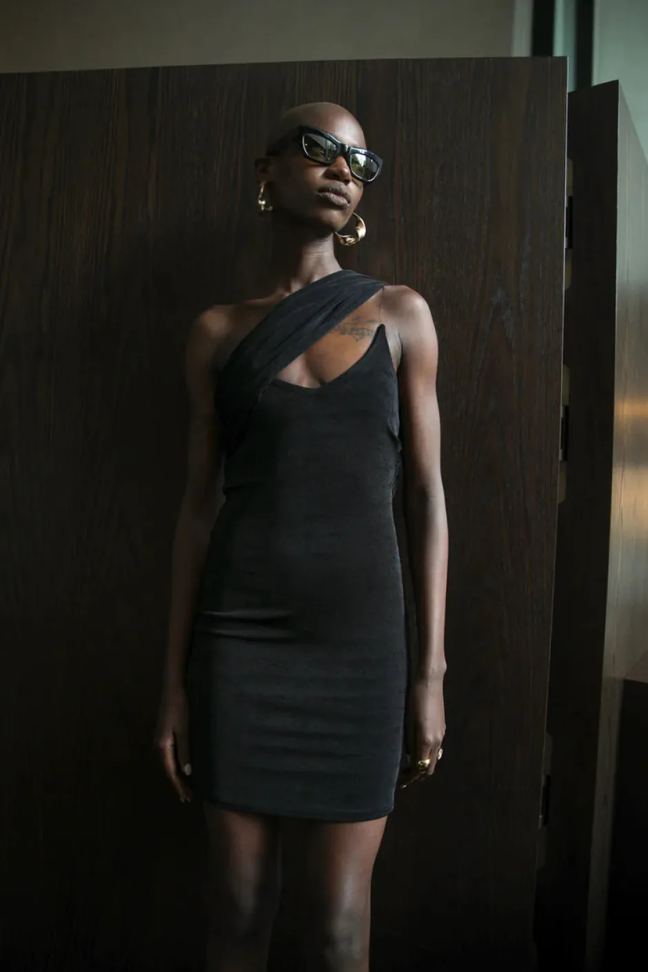 Best - Draped Tube Dress - Black Dresses | Mini Dresses