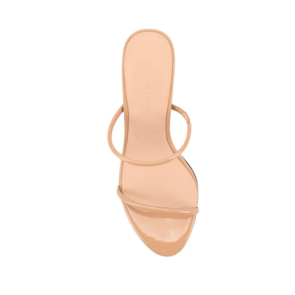 Online - Marilyn Sandal Patent Leather - Beige Shoes