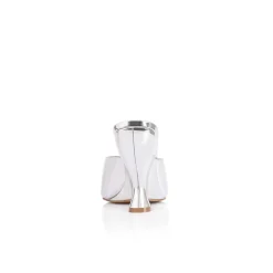 Discount - Martha Wedge Metallic Leather - Silver Shoes