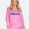 Clearance - Barbie Spalding Convertible Sweater - Pink Sweaters & Knits