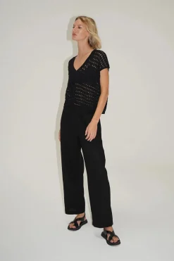 Best - Declan Linen Elastic Waist Pant - Multiple Colors Pants