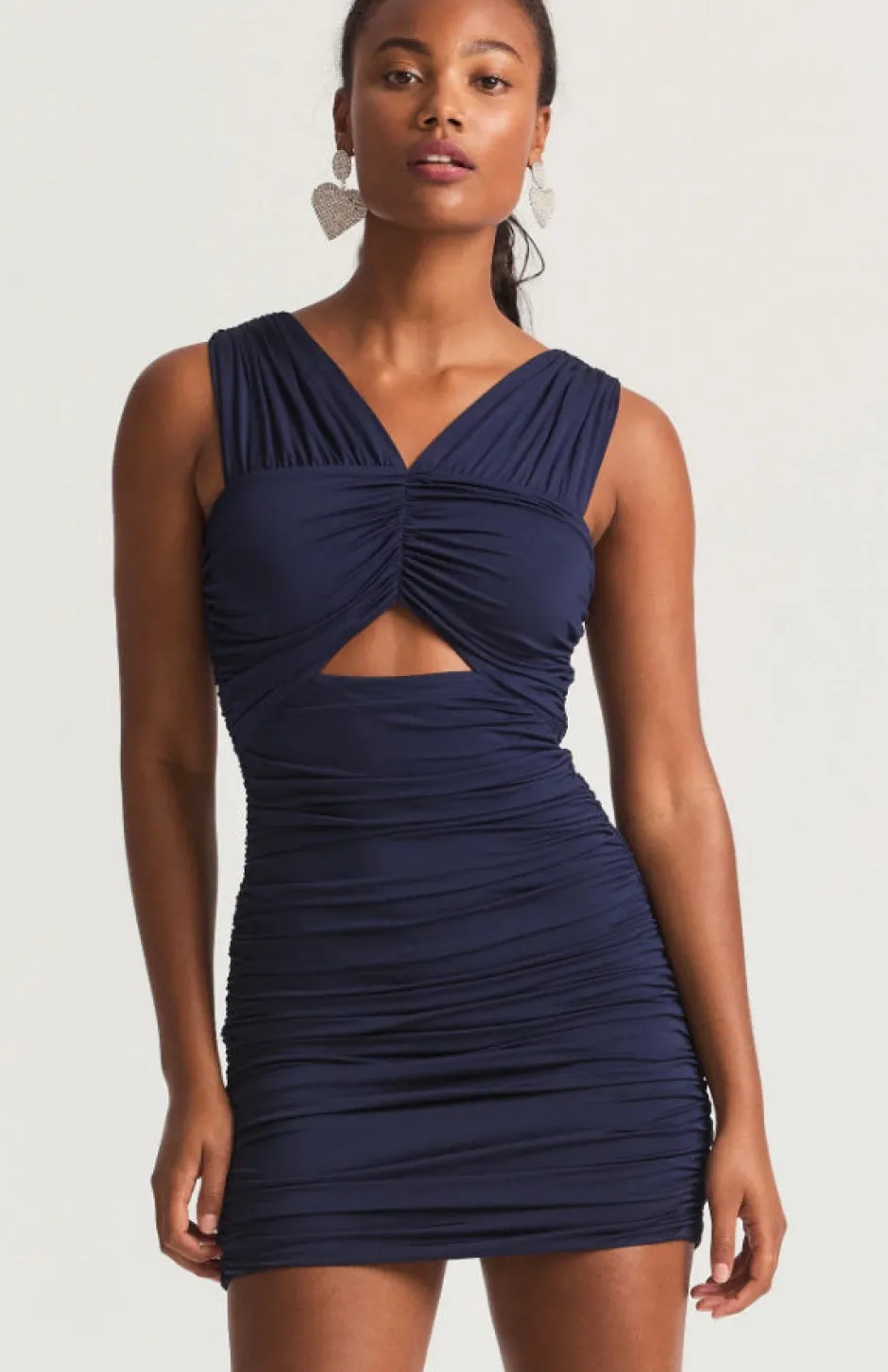 Online - Bayana Dress - Navy Dresses | Mini Dresses