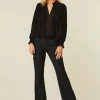 Clearance - Fernanda Blouse - Black Blouses
