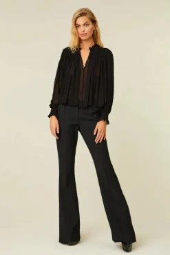 Clearance - Fernanda Blouse - Black Blouses