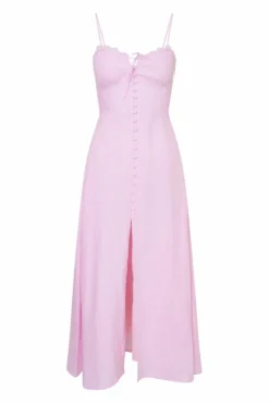Hot - Linella Maxi Dress - Ballerina Pink Midi | Midi Dresses