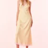 Sale - Manuela Slip Maxi Dress - Marigold Midi | Midi Dresses