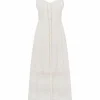 Discount - Sufette Cotton Maxi Dress - Off White Midi | Midi Dresses