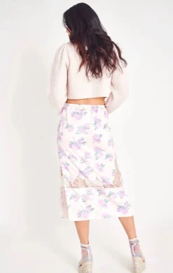 Clearance Loveshackfncy - Fayette Midi Skirt - Mauve Rose Long Skirts