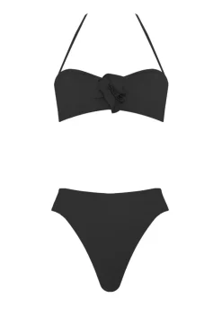 Outlet - Alborozo Two Piece - Black Bikini