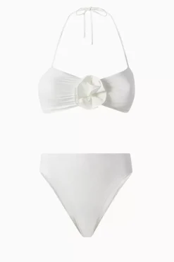 Best - Alborozo Two Piece - White Bikini