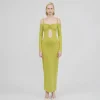 Fashion - Calice Cutout Midi Dress - Oasis Green Dresses | Long Dresses