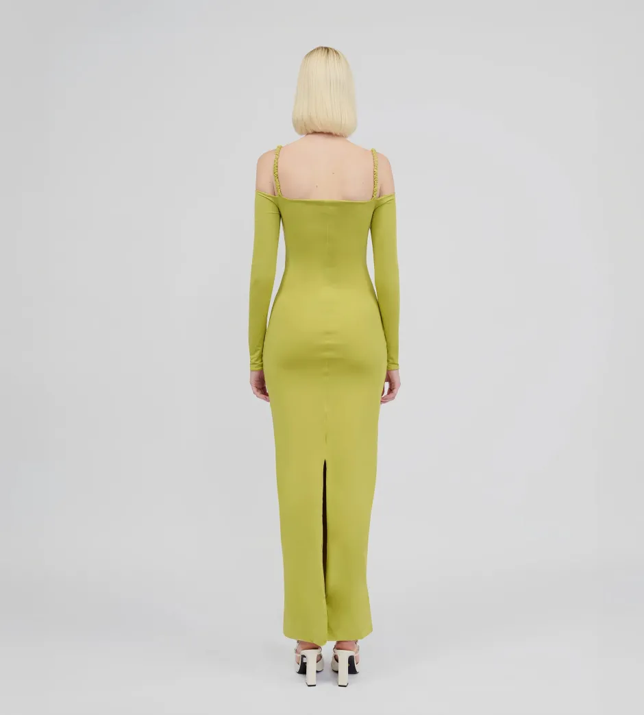Fashion - Calice Cutout Midi Dress - Oasis Green Dresses | Long Dresses