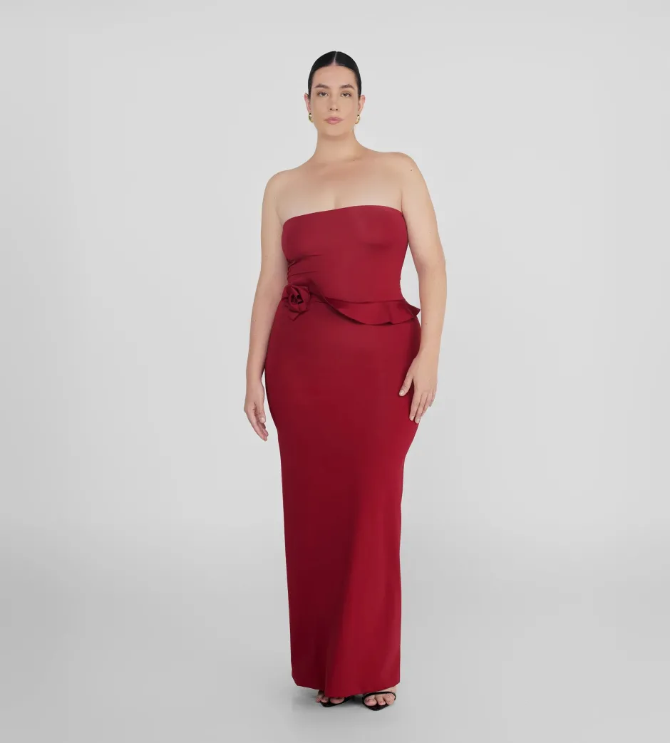 Outlet - Caracola Dress - Carmesi Long Dresses | Dresses