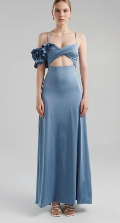 Discount - Cavalieri Dress - Riva Blue Dresses | Long Dresses