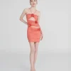 Online - Coari Mini Dress - Tropical Pink Dresses | Mini Dresses