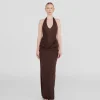 Discount - Conto Dress - Wood Midi | Midi Dresses