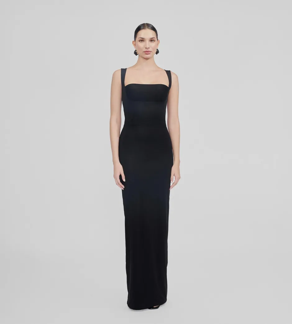 Discount - Hibisco Dress - Black Long Dresses | Dresses