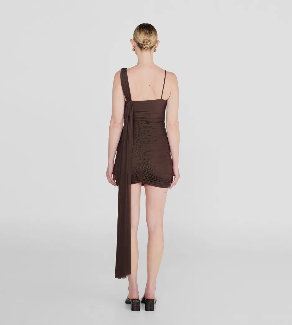 Clearance - Hilvan Dress - Wood Mini Dresses | Dresses