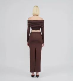 Online - Lido Top - Brown Crop Tops